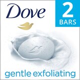Dove Gentle Exfoliating Beauty Bar, 3.75, 2 CT, thumbnail image