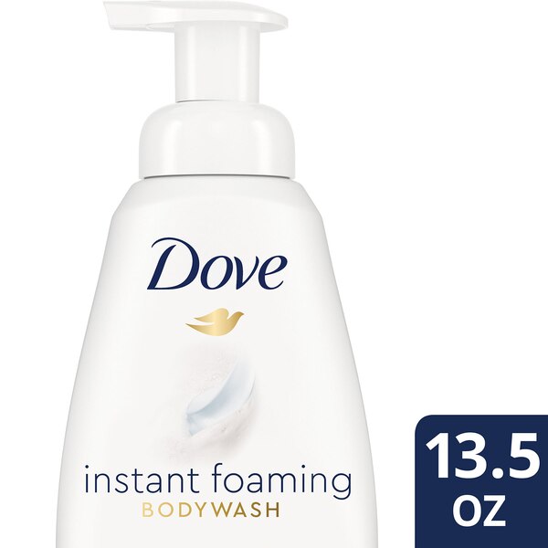 Dove Deep Moisture Shower Foam, 13.5 OZ