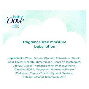 Baby Dove Sensitive Skin Fragrance Free Lotion, 13 FL OZ