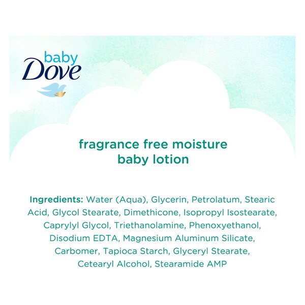 Baby Dove Sensitive Skin Fragrance Free Lotion, 13 FL OZ