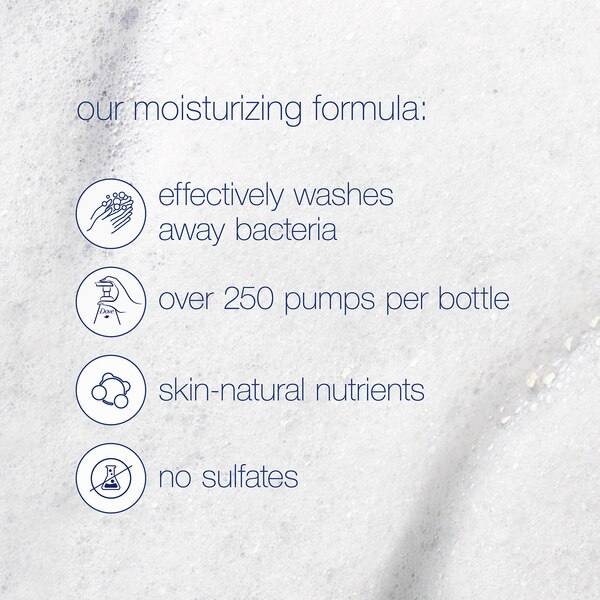 Dove Sensitive Skin Shower Foam, 13.5 OZ