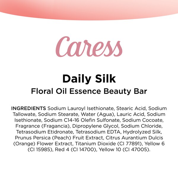 Caress Daily Silk Beauty Bar, 4 OZ, 6 Bar