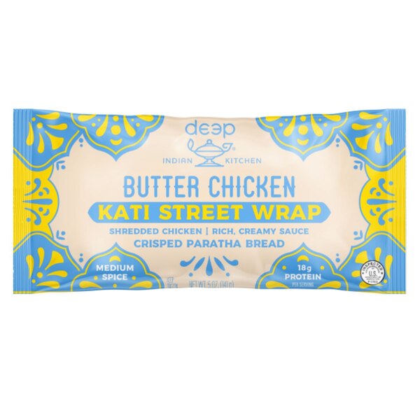 Deep Indian Kitchen, Butter Chicken Kati Street Wrap, 1.5 oz