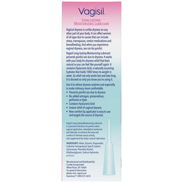 Vagisil Prohydrate, Internal Vaginal Moisturizing Gel & Lubricant, 8 OZ