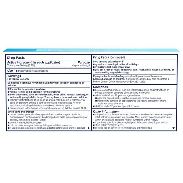 Vagistat 1 Dose Treatment