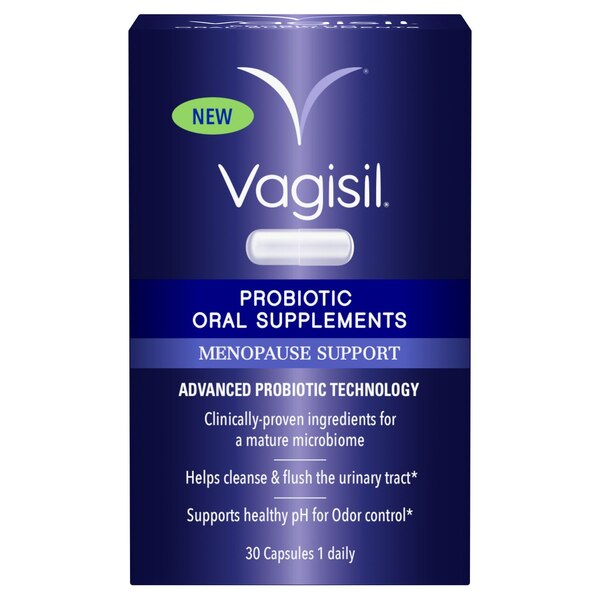 Vagisil Menopause Support Probiotic Oral Supplements, 30 CT