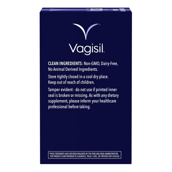 Vagisil Menopause Support Probiotic Oral Supplements, 30 CT