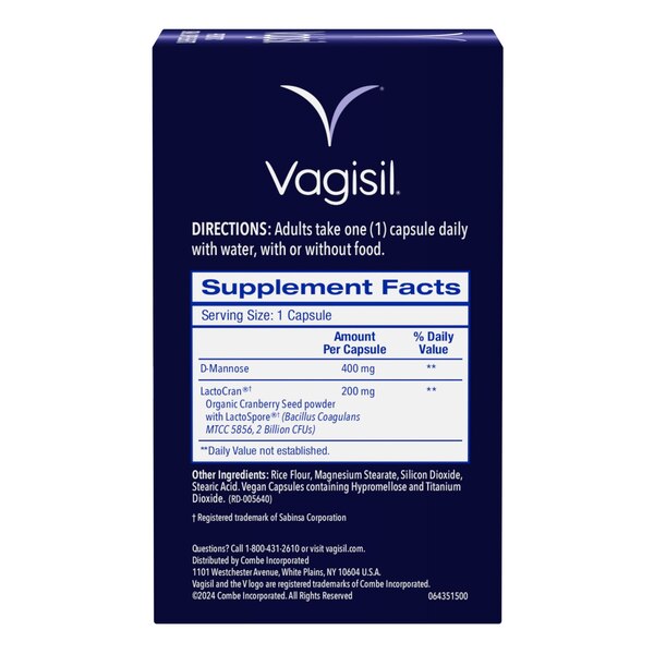 Vagisil Menopause Support Probiotic Oral Supplements, 30 CT