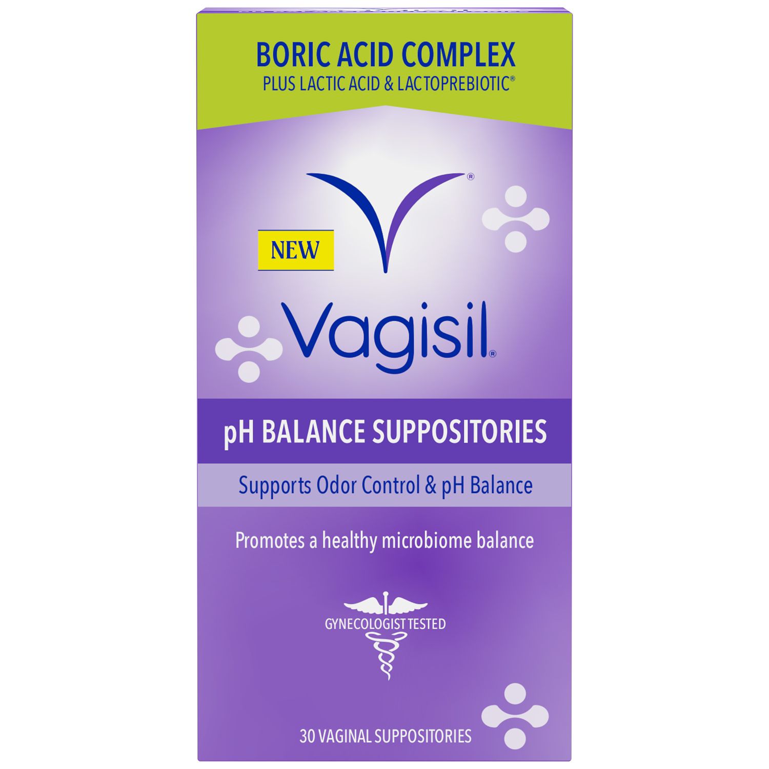 Vagisil pH Balance Suppositories, 30 CT