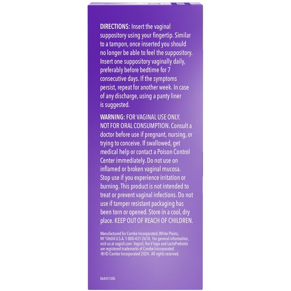 Vagisil pH Balance Suppositories, 30 CT