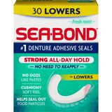 Sea Bond Lower Denture Adhesive Wafers, Zinc-Free, Fresh Mint, thumbnail image