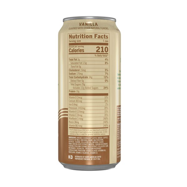 Starbucks, Doubleshot Energy, Vanilla Coffee, 15 oz
