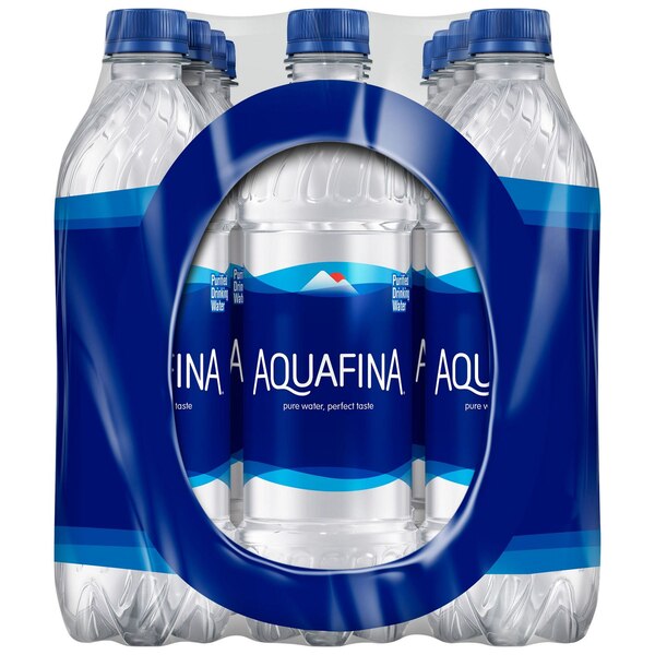 Aquafina, Purified Drinking Water Bottles, 12 ct, 16.9 oz
