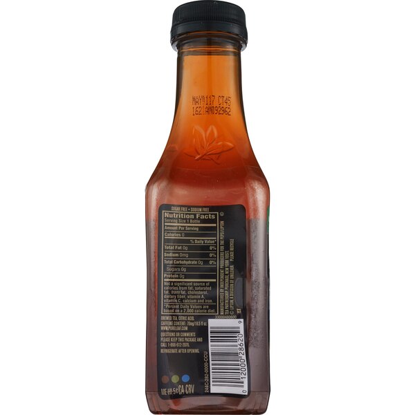 Pure Leaf, Real Brewed Tea Unsweetened Tea, Single Bottle, 18.5 oz