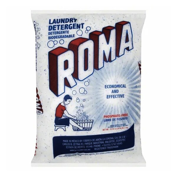 Roma Laundry Detergent Powder, Biodegradable, 70.54 OZ