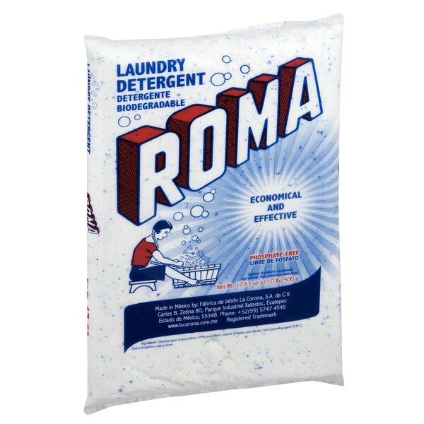 Roma Laundry Detergent Powder, Biodegradable, 17.63 OZ