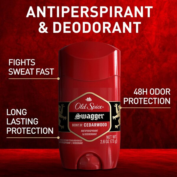 Old Spice Men's Red Zone Collection Antiperspirant & Deodorant Swagger Scent