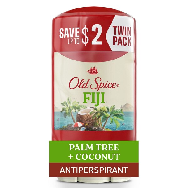 Old Spice 48-Hour Antiperspirant & Deodorant Stick, Fiji