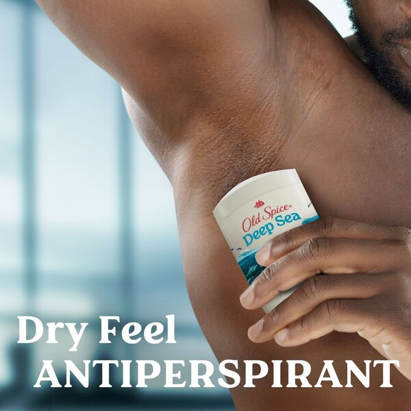 Old Spice Antiperspirant & Deodorant Stick, Deep Sea, 2.6 OZ