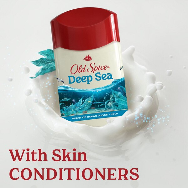 Old Spice Antiperspirant & Deodorant Stick, Deep Sea, 2.6 OZ