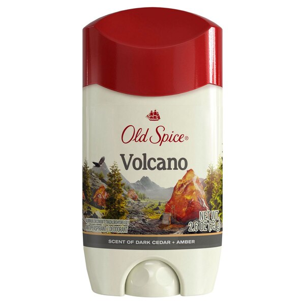 Old Spice Antiperspirant & Deodorant Stick, Volcano + Charcoal, 2.6 OZ