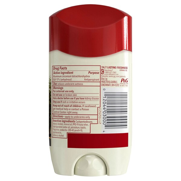 Old Spice Antiperspirant & Deodorant Stick, Volcano + Charcoal, 2.6 OZ