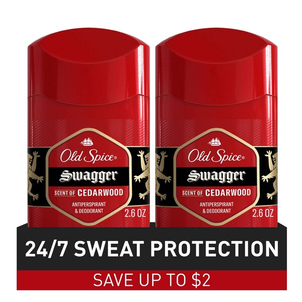 Old Spice Men's Red Zone Collection Antiperspirant & Deodorant Swagger Scent