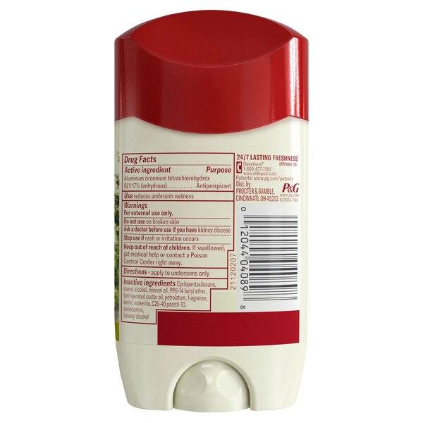 Old Spice 48-Hour Antiperspirant & Deodorant Stick, Timber with Sandalwood, 2.6 OZ