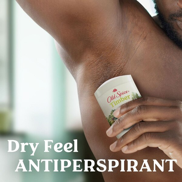 Old Spice All Day Antiperspirant & Deodorant Stick, Timber with Sandalwood, 2.6 OZ, 2 Pack
