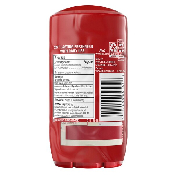 Old Spice All Day Antiperspirant & Deodorant Stick, Timber with Sandalwood, 2.6 OZ, 2 Pack