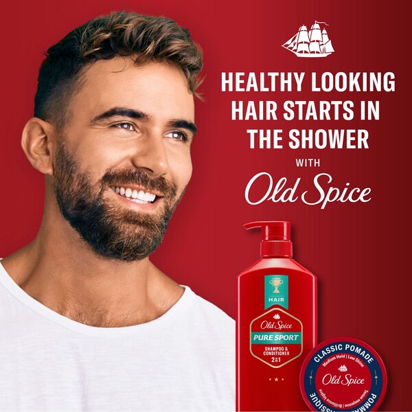 Old Spice Pure Sport 2-in-1 Shampoo & Conditioner, 21.9 OZ