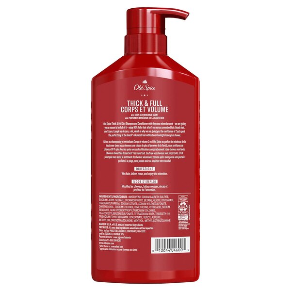 Old Spice 2-in-1 Thickening Shampoo & Conditioner 