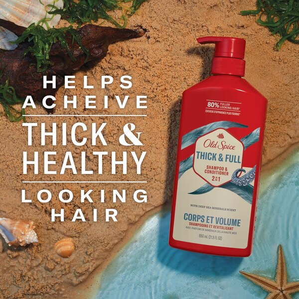 Old Spice 2-in-1 Thickening Shampoo & Conditioner 