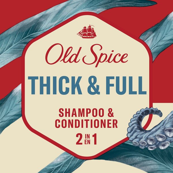 Old Spice 2-in-1 Thickening Shampoo & Conditioner 