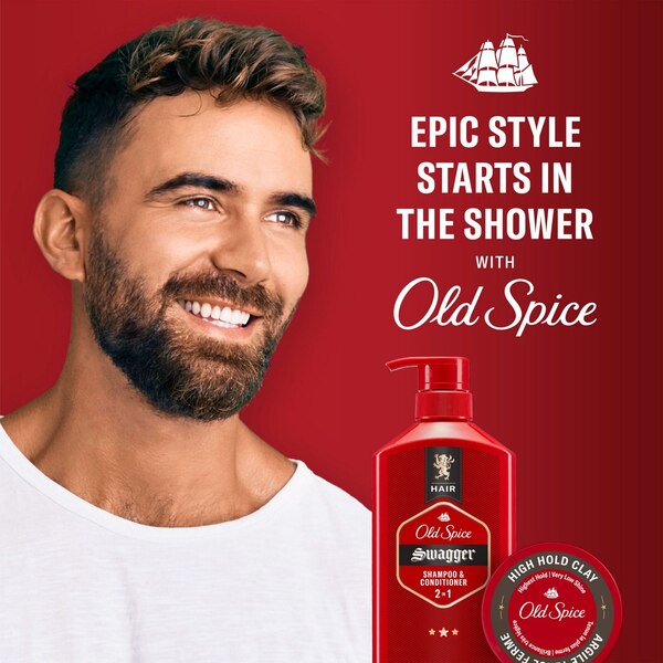 Old Spice High Hold Hair Styling Clay, 2.22 OZ