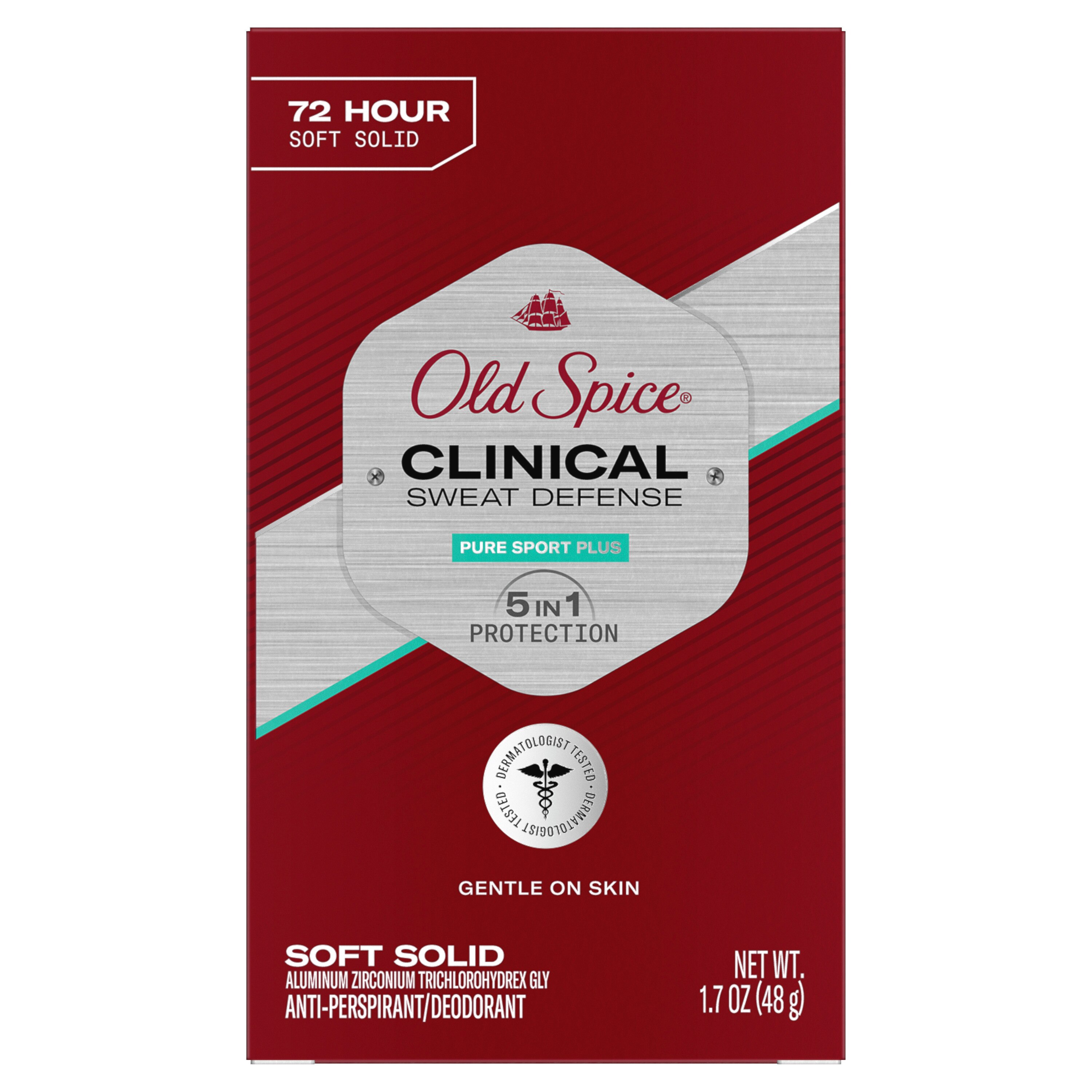 Old Spice Clinical Sweat Defense Anti-Perspirant Deodorant for Men, Stronger Swagger, 1.7 OZ