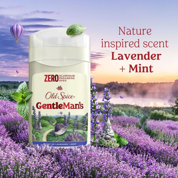 Old Spice Gentle Man's Deodorant Stick, Lavender & Mint, 3 OZ