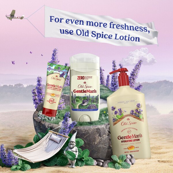 Old Spice Gentle Man's Deodorant Stick, Lavender & Mint, 3 OZ