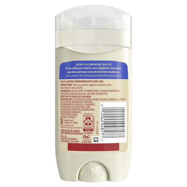 Old Spice Gentle Man's Deodorant Stick, Lavender & Mint, 3 OZ
