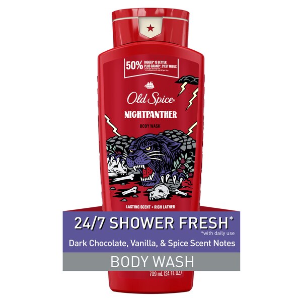 Old Spice Body Wash for Men, NightPanther, 24 oz