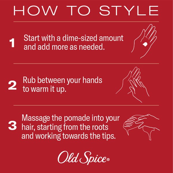 Old Spice Thickening Hair Pomade, 2.22 OZ