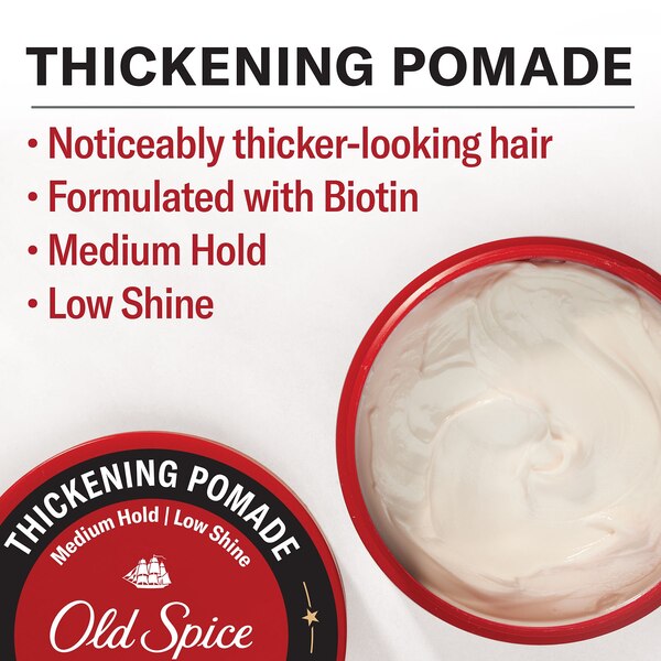 Old Spice Thickening Hair Pomade, 2.22 OZ