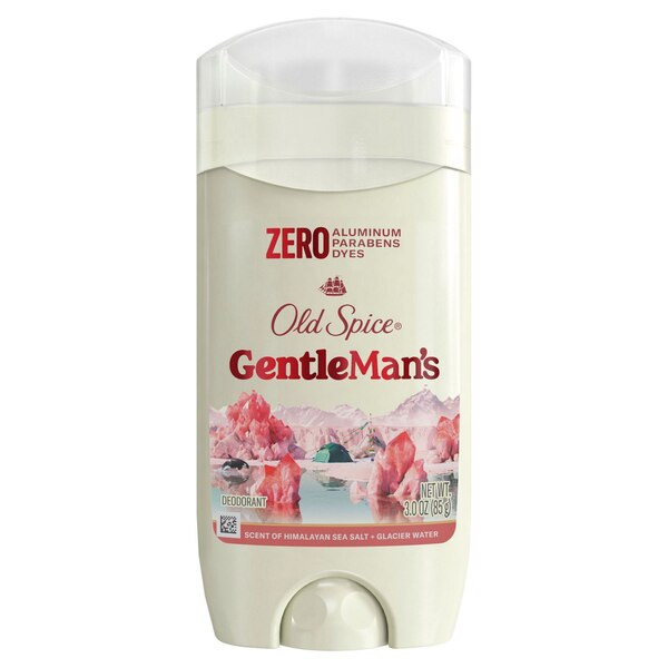 Old Spice Gentle Man's Deodorant Stick, Himalayan Sea Salt & Glacier, 3 OZ