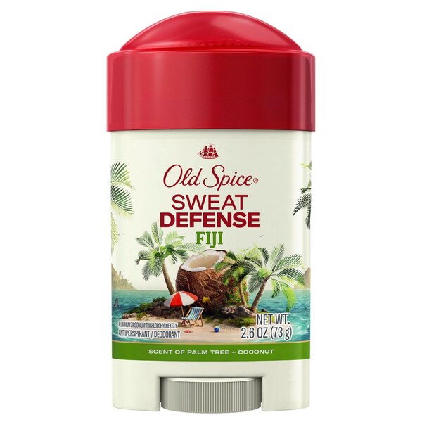 Old Spice Sweat Defense Antiperspirant & Deodorant Stick, Fiji, 2.6 OZ