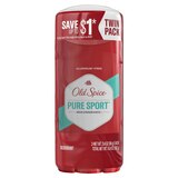 Old Spice High Endurance Deodorant Stick, Pure Sport, 3.4 OZ, 2 Pack, thumbnail image