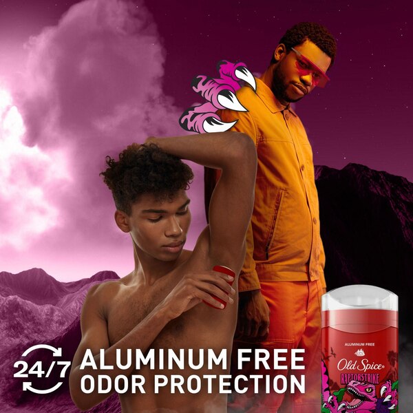 Old Spice Aluminum Free Deodorant, Raptorstrike, Dark Berry, 3 OZ