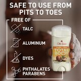 Old Spice Total Body Deodorant Aluminum Free, Vanilla Shea Butter, 3 OZ, thumbnail image
