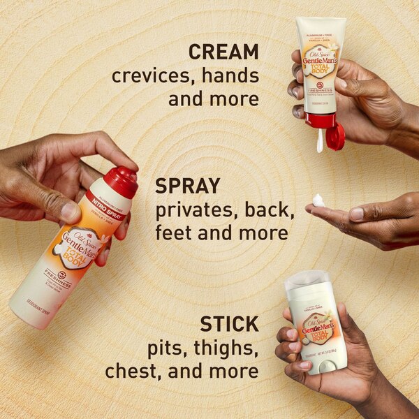 Old Spice Total Body Deodorant Spray, Fiji, 3.5 OZ
