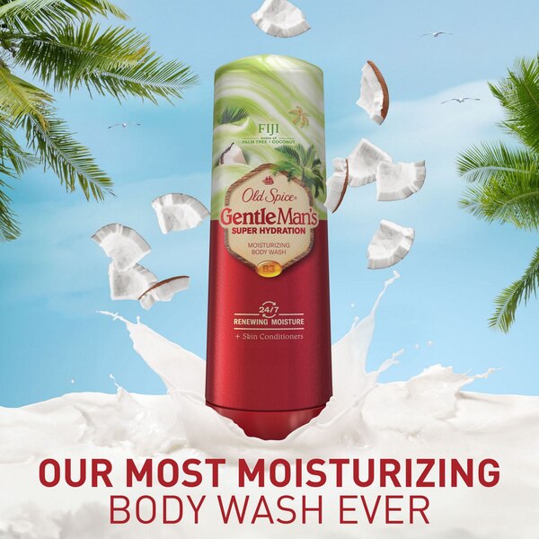 Old Spice Gentlemen's Blend Mind & Body Moisturizing Body Wash, Fiji, 20 OZ