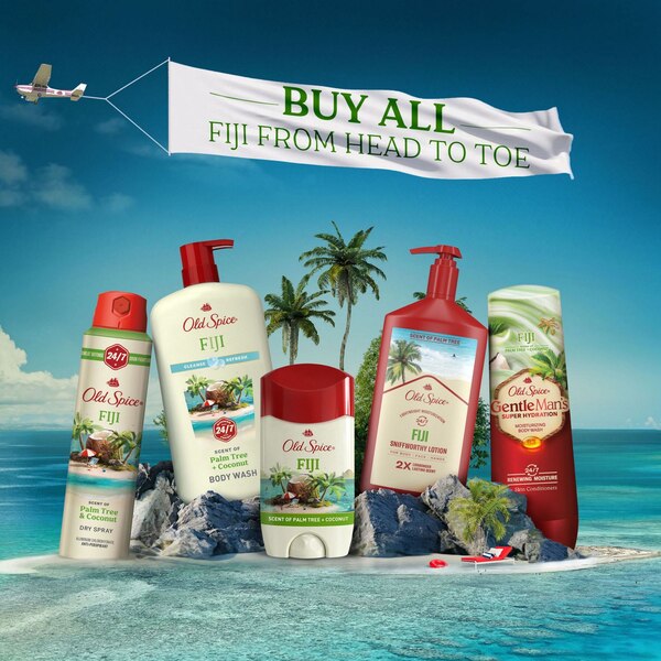 Old Spice Gentlemen's Blend Mind & Body Moisturizing Body Wash, Fiji, 20 OZ